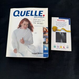 Vintage Quelle Catalog Herbst Winter 2000 German Mail Order Catalog Ephemera